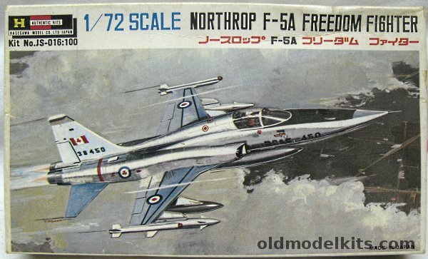 Hasegawa 1/72 Northrop F-5A Freedom Fighter - US Air Force, JS016-100 plastic model kit